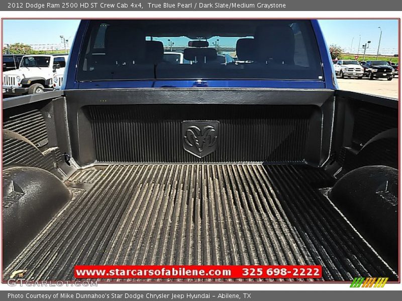 True Blue Pearl / Dark Slate/Medium Graystone 2012 Dodge Ram 2500 HD ST Crew Cab 4x4