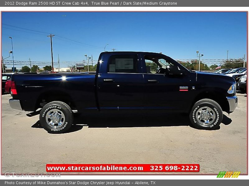 True Blue Pearl / Dark Slate/Medium Graystone 2012 Dodge Ram 2500 HD ST Crew Cab 4x4