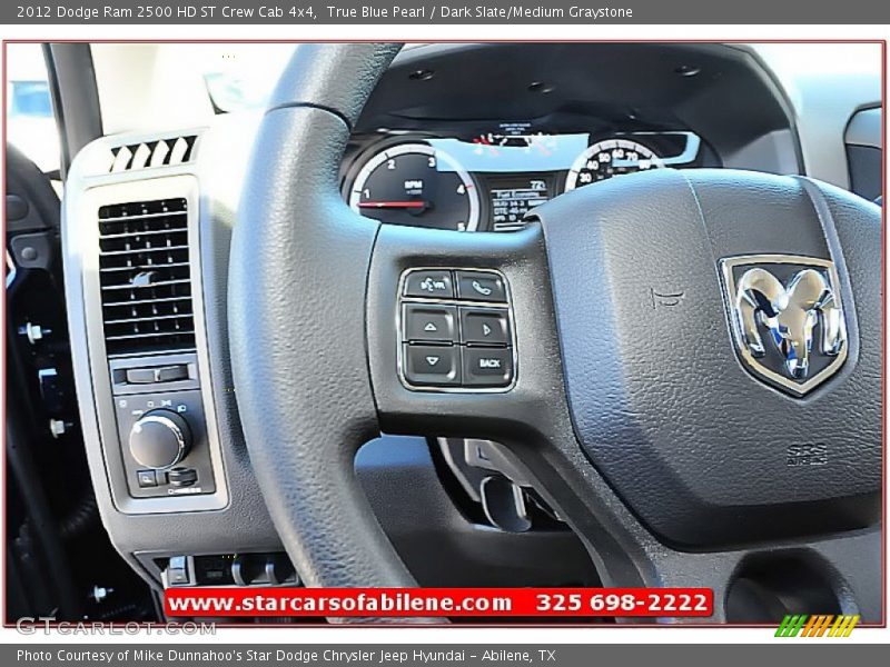True Blue Pearl / Dark Slate/Medium Graystone 2012 Dodge Ram 2500 HD ST Crew Cab 4x4