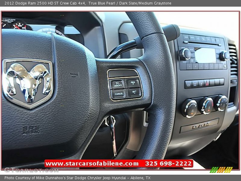 True Blue Pearl / Dark Slate/Medium Graystone 2012 Dodge Ram 2500 HD ST Crew Cab 4x4