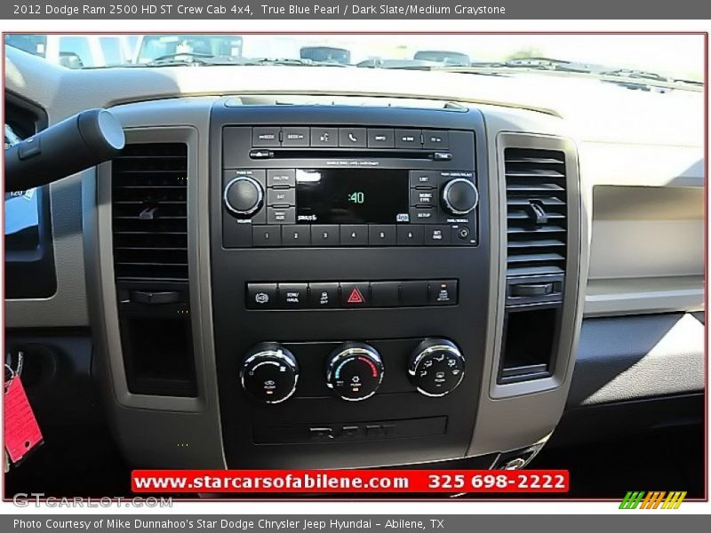 True Blue Pearl / Dark Slate/Medium Graystone 2012 Dodge Ram 2500 HD ST Crew Cab 4x4