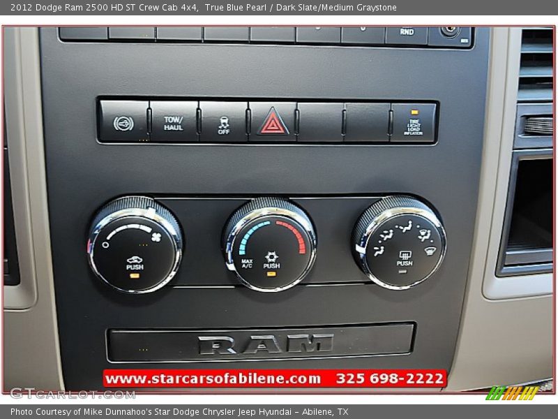 True Blue Pearl / Dark Slate/Medium Graystone 2012 Dodge Ram 2500 HD ST Crew Cab 4x4