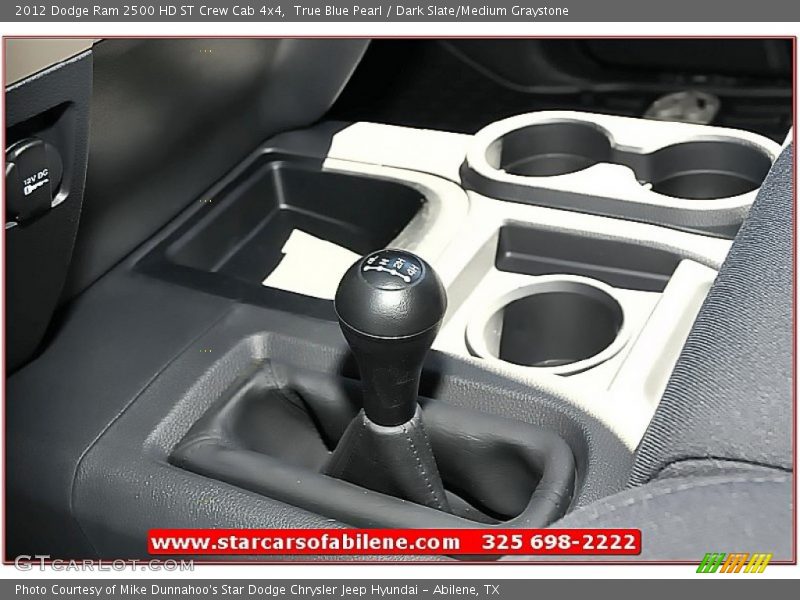 True Blue Pearl / Dark Slate/Medium Graystone 2012 Dodge Ram 2500 HD ST Crew Cab 4x4