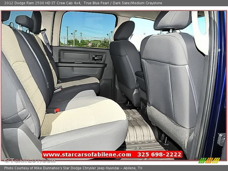 True Blue Pearl / Dark Slate/Medium Graystone 2012 Dodge Ram 2500 HD ST Crew Cab 4x4