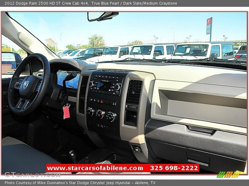 True Blue Pearl / Dark Slate/Medium Graystone 2012 Dodge Ram 2500 HD ST Crew Cab 4x4