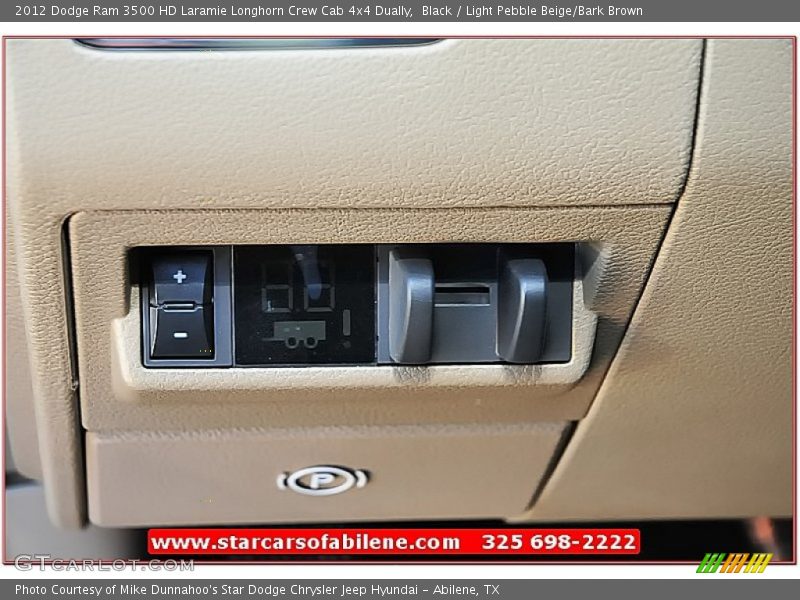 Black / Light Pebble Beige/Bark Brown 2012 Dodge Ram 3500 HD Laramie Longhorn Crew Cab 4x4 Dually