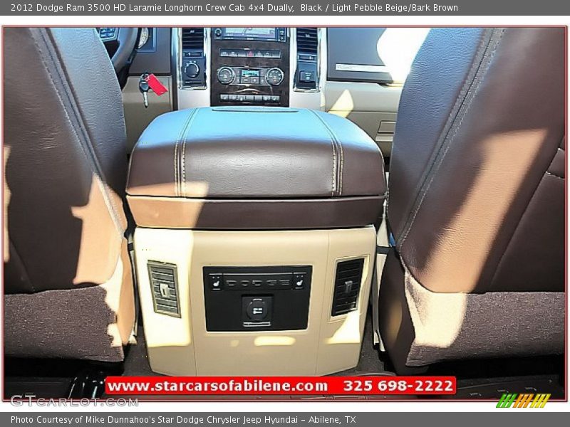 Black / Light Pebble Beige/Bark Brown 2012 Dodge Ram 3500 HD Laramie Longhorn Crew Cab 4x4 Dually