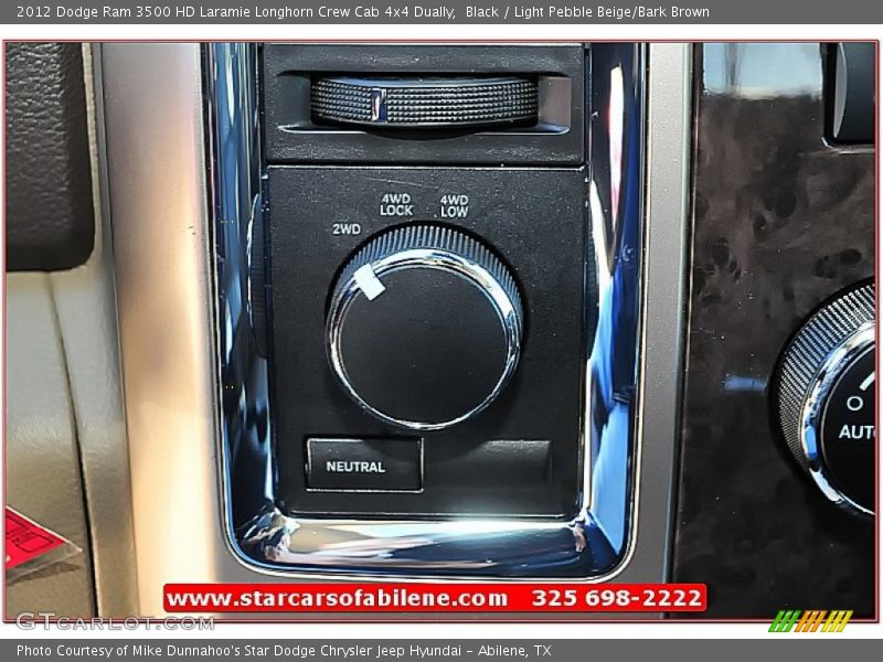 Black / Light Pebble Beige/Bark Brown 2012 Dodge Ram 3500 HD Laramie Longhorn Crew Cab 4x4 Dually