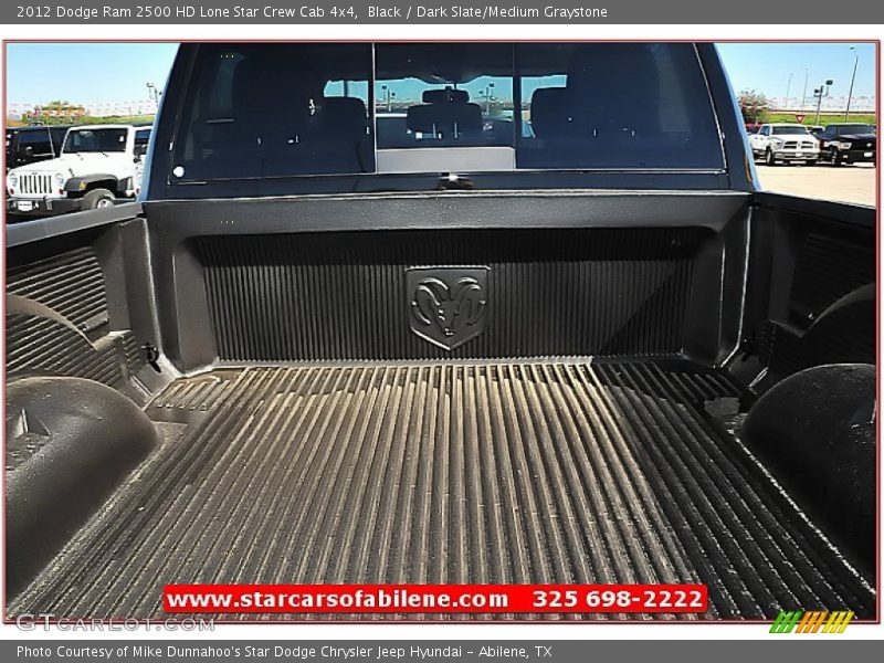 Black / Dark Slate/Medium Graystone 2012 Dodge Ram 2500 HD Lone Star Crew Cab 4x4