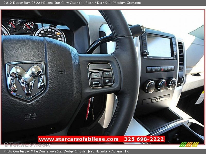 Black / Dark Slate/Medium Graystone 2012 Dodge Ram 2500 HD Lone Star Crew Cab 4x4