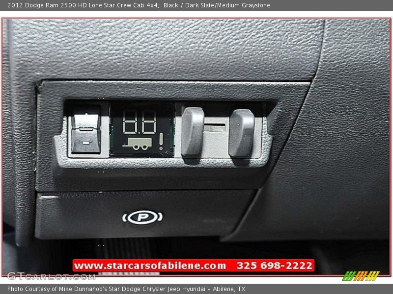 Black / Dark Slate/Medium Graystone 2012 Dodge Ram 2500 HD Lone Star Crew Cab 4x4