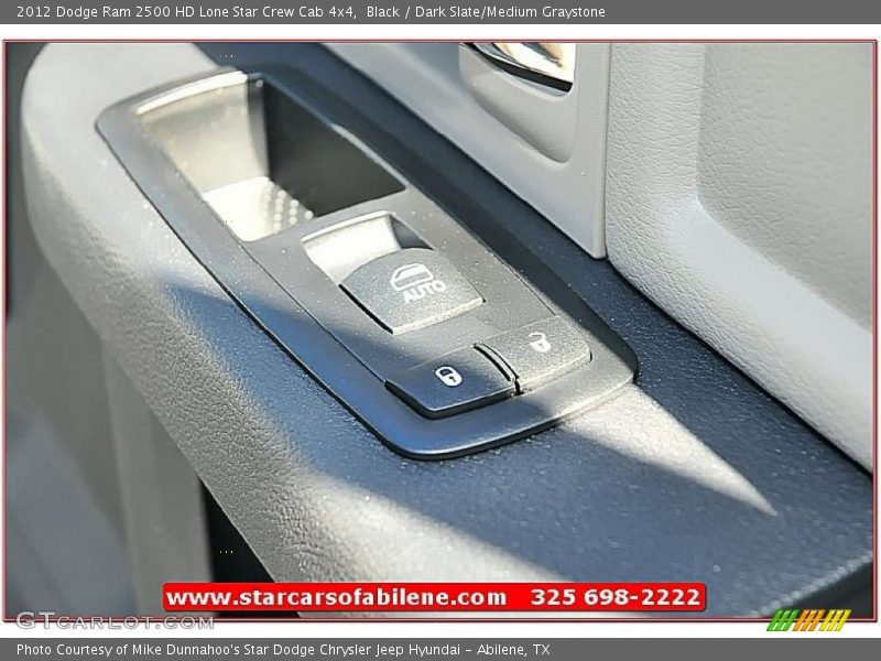 Black / Dark Slate/Medium Graystone 2012 Dodge Ram 2500 HD Lone Star Crew Cab 4x4