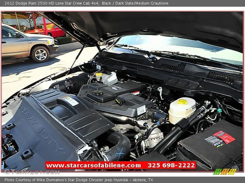 Black / Dark Slate/Medium Graystone 2012 Dodge Ram 2500 HD Lone Star Crew Cab 4x4