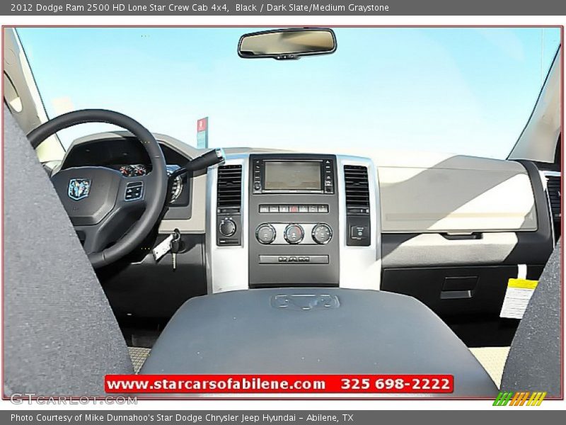 Black / Dark Slate/Medium Graystone 2012 Dodge Ram 2500 HD Lone Star Crew Cab 4x4