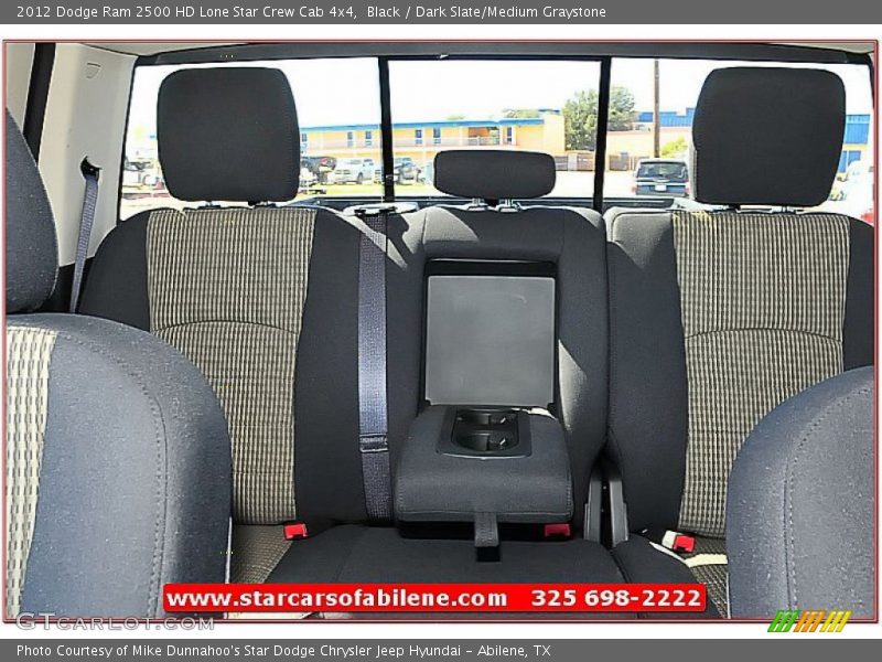 Black / Dark Slate/Medium Graystone 2012 Dodge Ram 2500 HD Lone Star Crew Cab 4x4