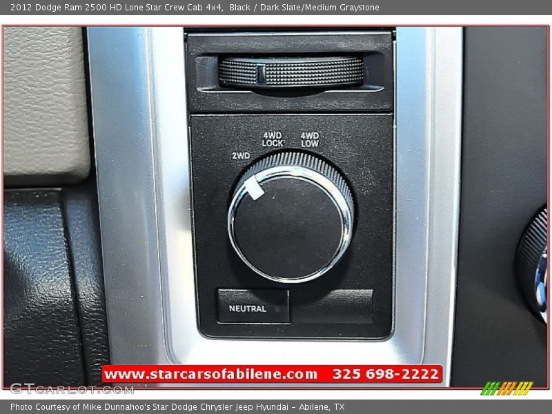 Black / Dark Slate/Medium Graystone 2012 Dodge Ram 2500 HD Lone Star Crew Cab 4x4