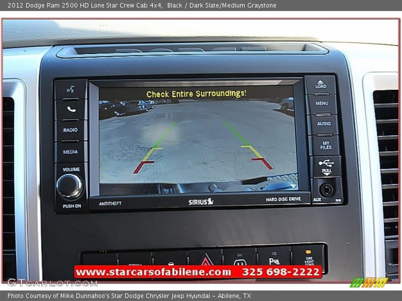 Black / Dark Slate/Medium Graystone 2012 Dodge Ram 2500 HD Lone Star Crew Cab 4x4