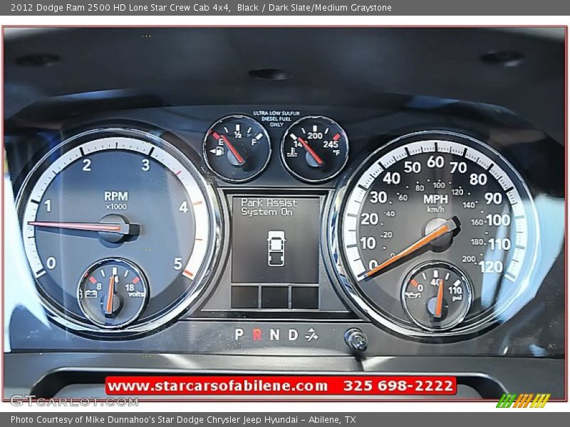 Black / Dark Slate/Medium Graystone 2012 Dodge Ram 2500 HD Lone Star Crew Cab 4x4