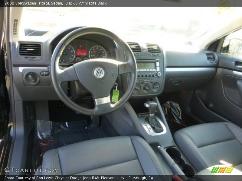 Black / Anthracite Black 2008 Volkswagen Jetta SE Sedan