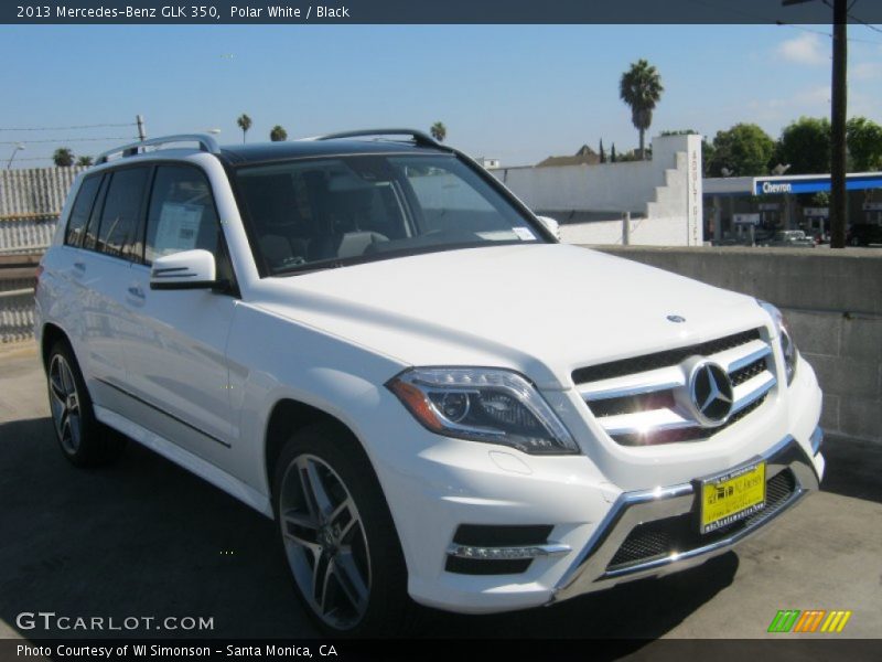 Polar White / Black 2013 Mercedes-Benz GLK 350