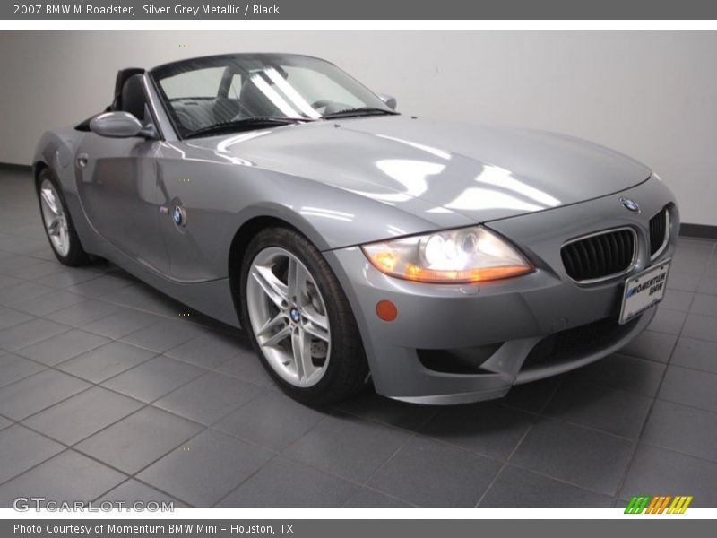 Silver Grey Metallic / Black 2007 BMW M Roadster
