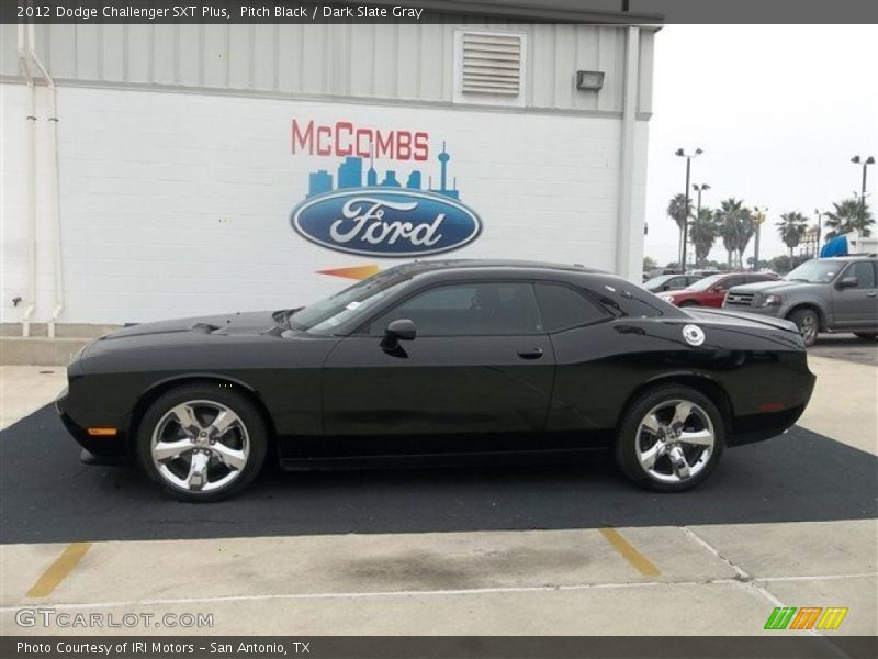 Pitch Black / Dark Slate Gray 2012 Dodge Challenger SXT Plus