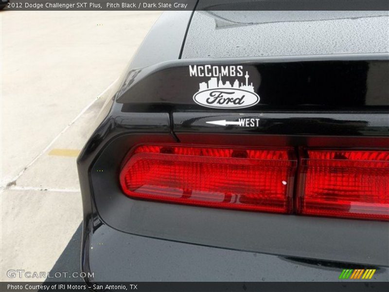 Pitch Black / Dark Slate Gray 2012 Dodge Challenger SXT Plus