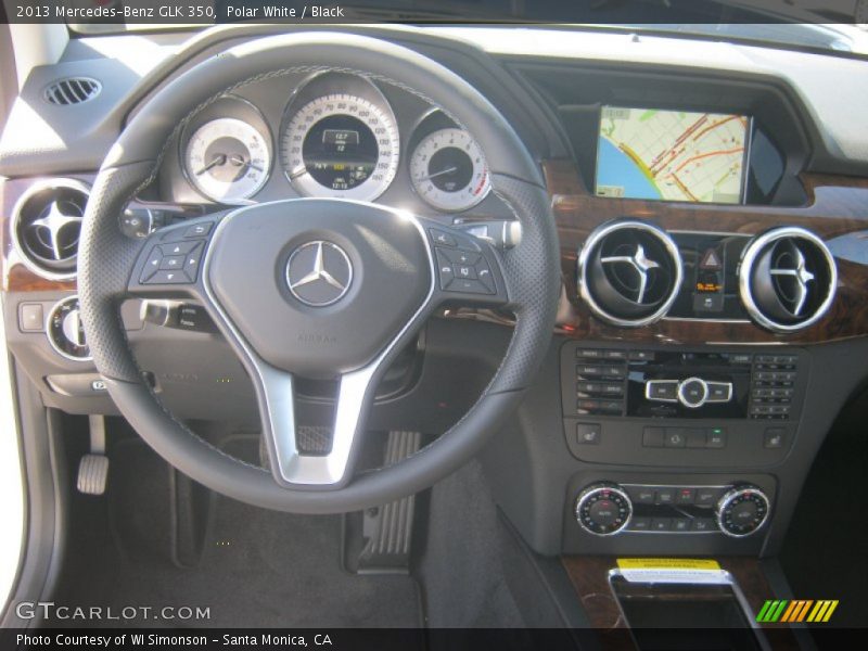 Polar White / Black 2013 Mercedes-Benz GLK 350