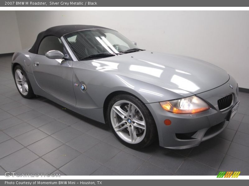 Silver Grey Metallic / Black 2007 BMW M Roadster