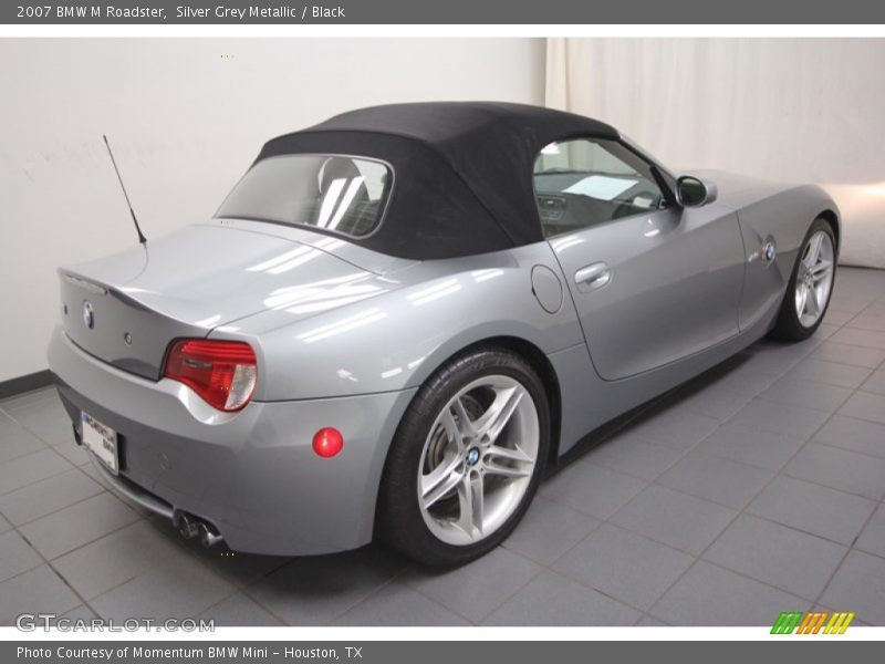 Silver Grey Metallic / Black 2007 BMW M Roadster