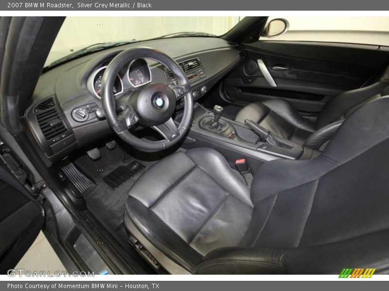 Silver Grey Metallic / Black 2007 BMW M Roadster
