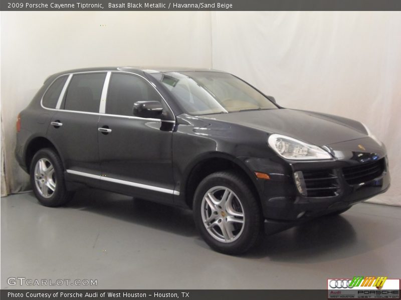 Basalt Black Metallic / Havanna/Sand Beige 2009 Porsche Cayenne Tiptronic