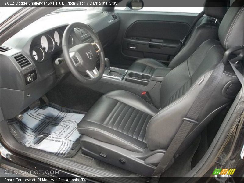 Pitch Black / Dark Slate Gray 2012 Dodge Challenger SXT Plus