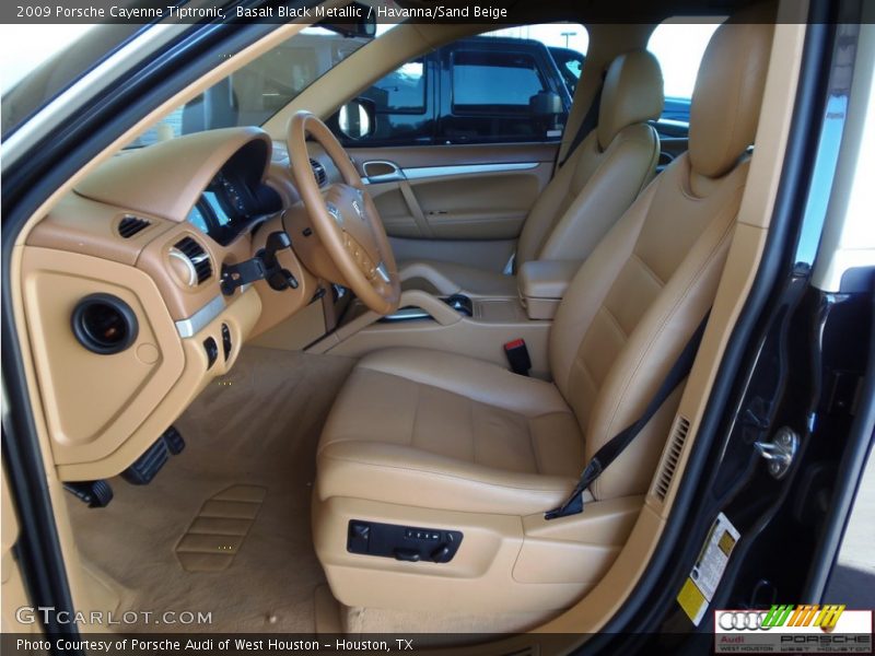 Basalt Black Metallic / Havanna/Sand Beige 2009 Porsche Cayenne Tiptronic