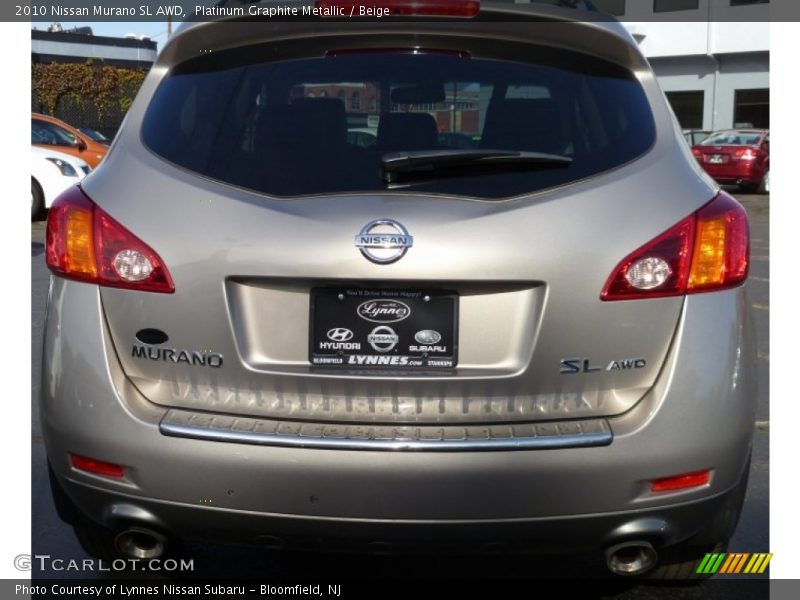 Platinum Graphite Metallic / Beige 2010 Nissan Murano SL AWD