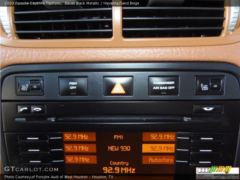 Basalt Black Metallic / Havanna/Sand Beige 2009 Porsche Cayenne Tiptronic