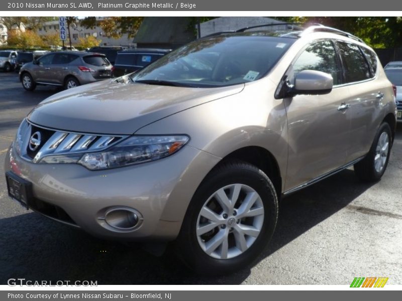 Platinum Graphite Metallic / Beige 2010 Nissan Murano SL AWD