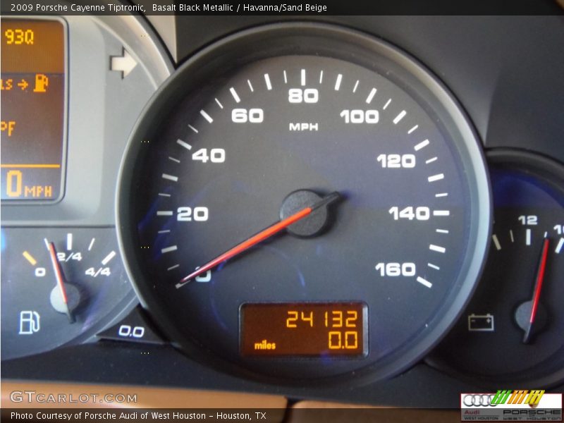 Basalt Black Metallic / Havanna/Sand Beige 2009 Porsche Cayenne Tiptronic