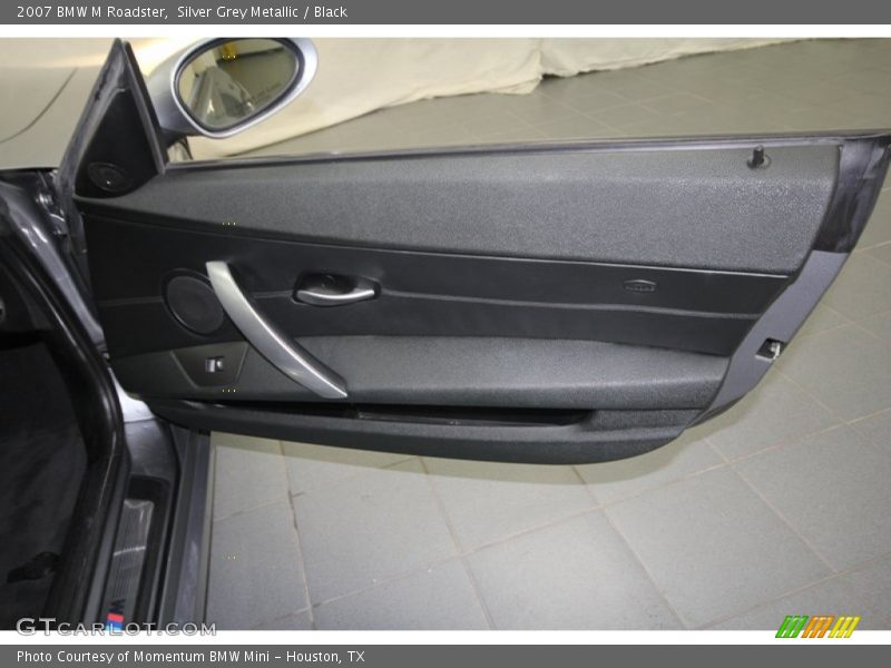 Silver Grey Metallic / Black 2007 BMW M Roadster