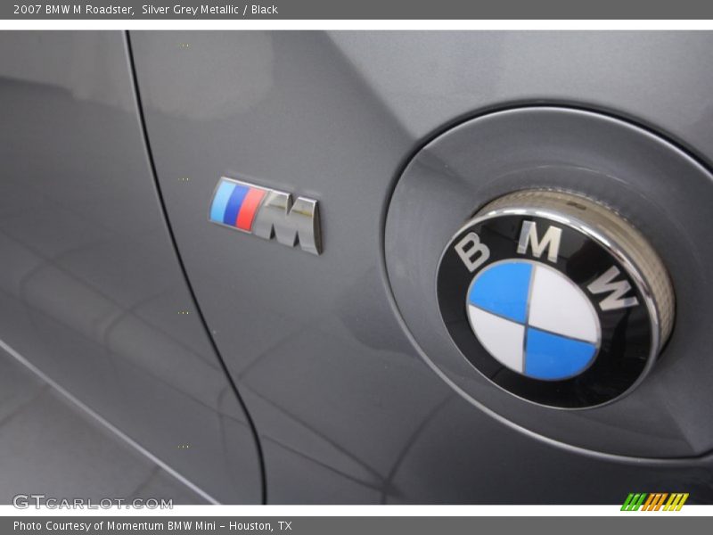 Silver Grey Metallic / Black 2007 BMW M Roadster