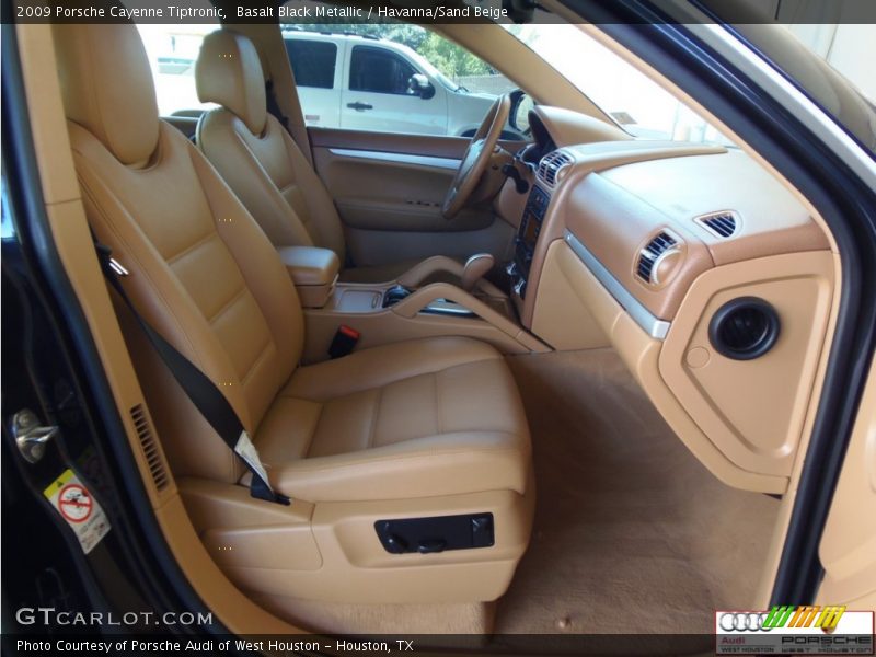 Basalt Black Metallic / Havanna/Sand Beige 2009 Porsche Cayenne Tiptronic