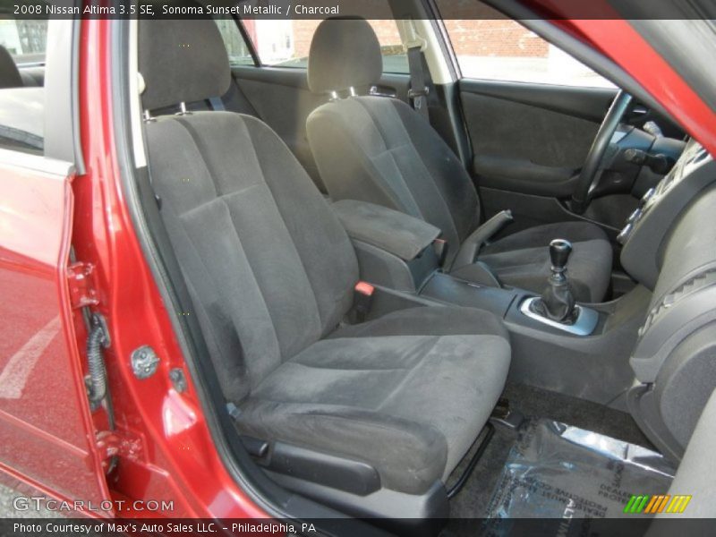  2008 Altima 3.5 SE Charcoal Interior