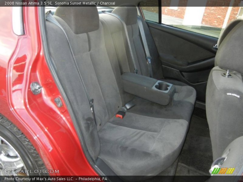 Rear Seat of 2008 Altima 3.5 SE