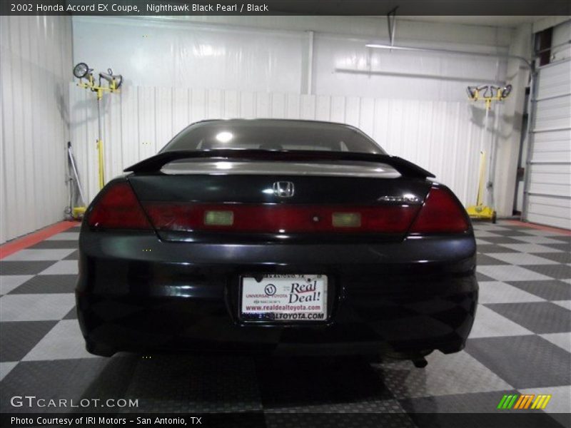 Nighthawk Black Pearl / Black 2002 Honda Accord EX Coupe