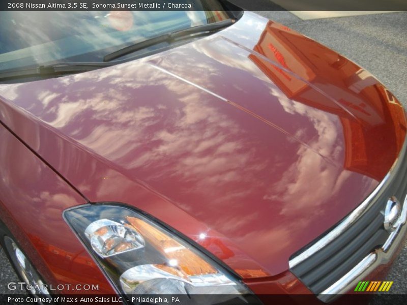 Sonoma Sunset Metallic / Charcoal 2008 Nissan Altima 3.5 SE