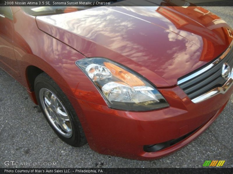 Sonoma Sunset Metallic / Charcoal 2008 Nissan Altima 3.5 SE