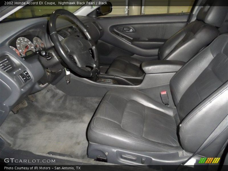 Nighthawk Black Pearl / Black 2002 Honda Accord EX Coupe