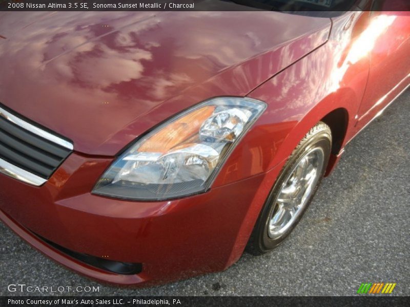 Sonoma Sunset Metallic / Charcoal 2008 Nissan Altima 3.5 SE