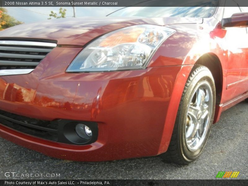 Sonoma Sunset Metallic / Charcoal 2008 Nissan Altima 3.5 SE