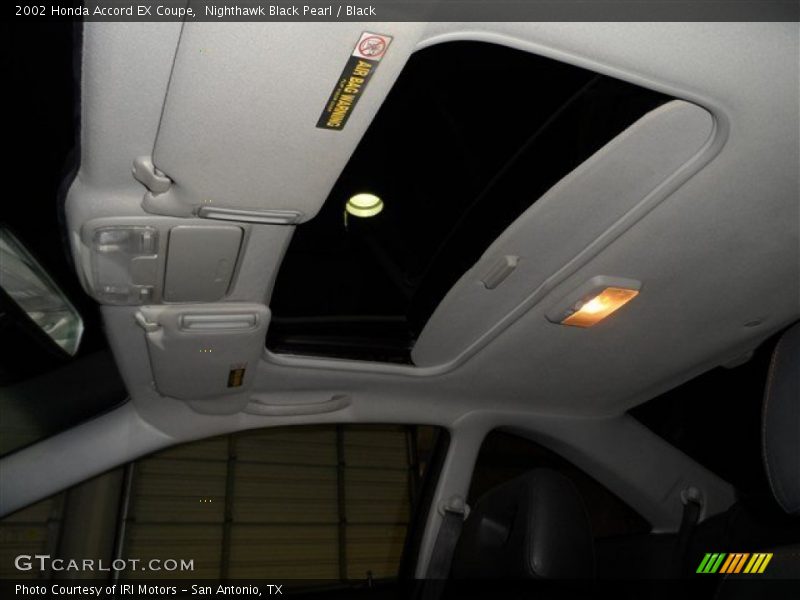 Nighthawk Black Pearl / Black 2002 Honda Accord EX Coupe